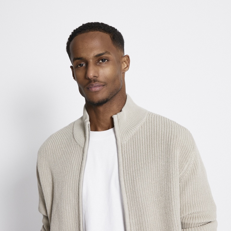 Zip sweater "Frippe"